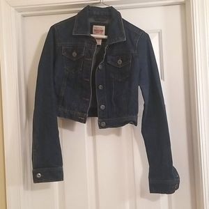Dark wash jean jacket